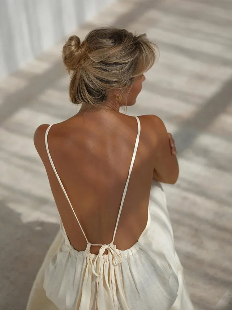 sofia backless dress
