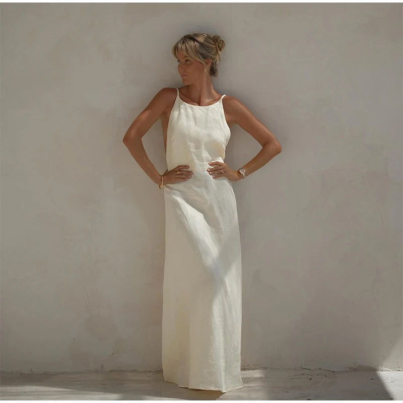 sofia backless dress