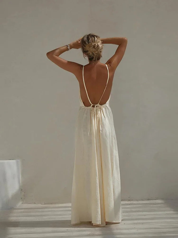 sofia backless dress
