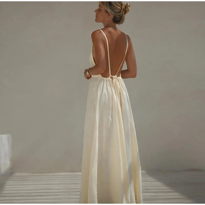 sofia backless dress