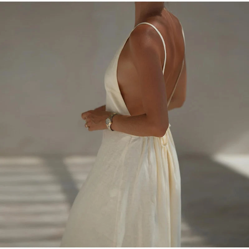 sofia backless dress