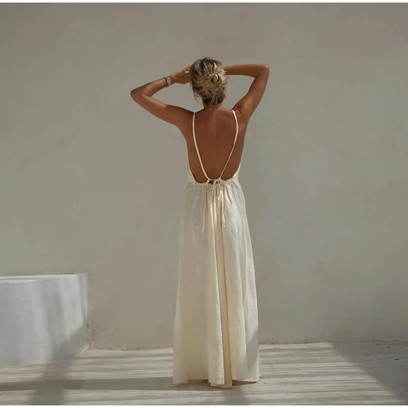 sofia backless dress