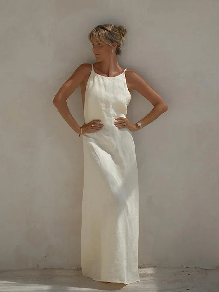 sofia backless dress