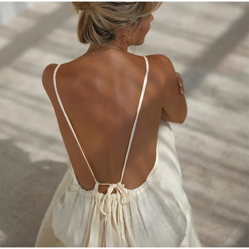 sofia backless dress